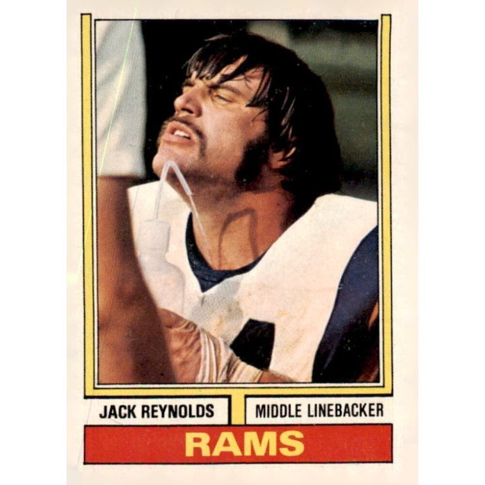 1974 Topps #25 Jack Hacksaw Reynolds Rookie Los Angeles Rams